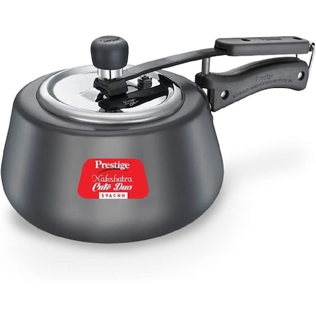 Fastfood Prestige Nakshatra Cute DUO Svachh Hard Anodised 3L Pressure Cooker FA3550950